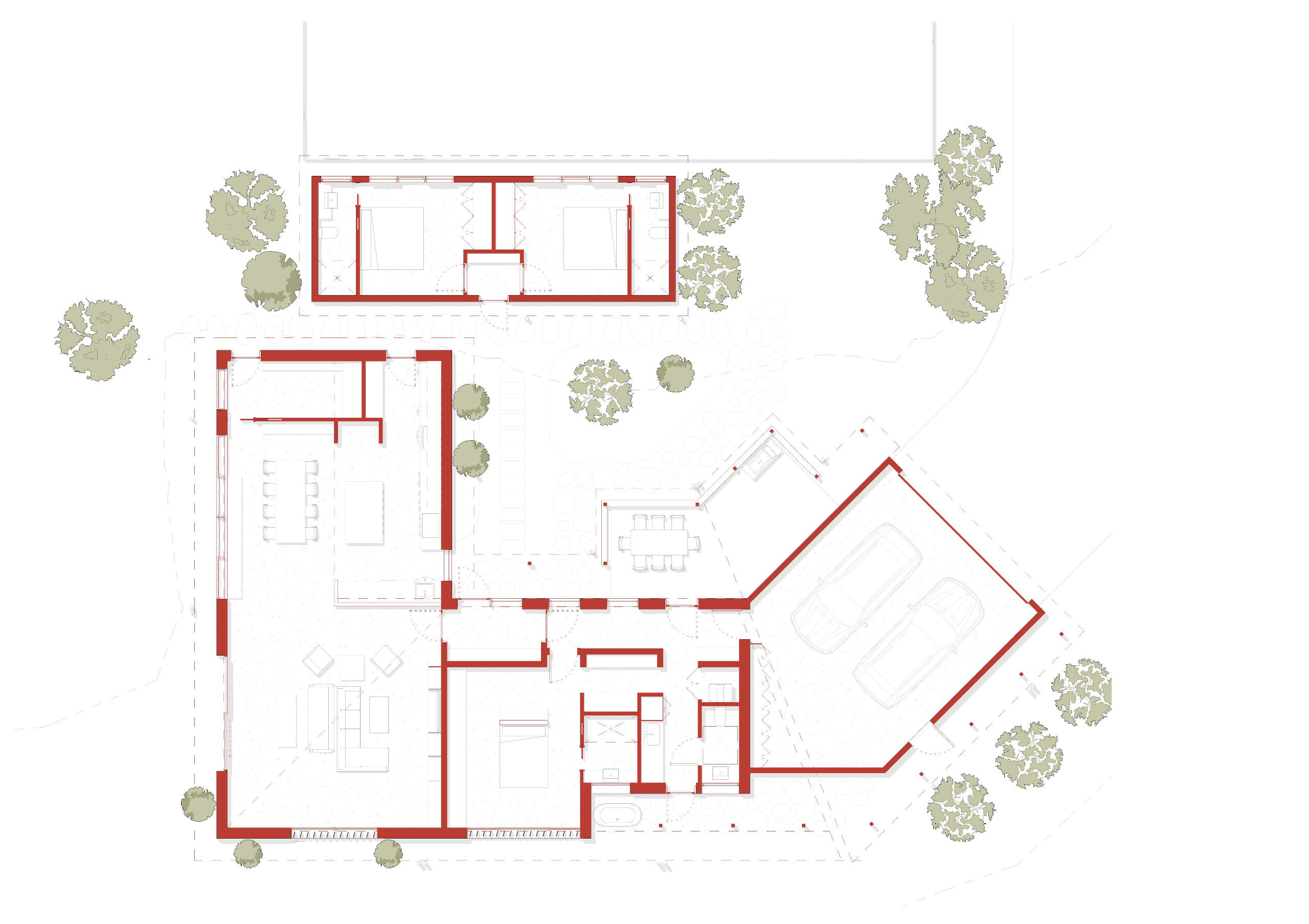 Site Plan Passive House - Surf Coast